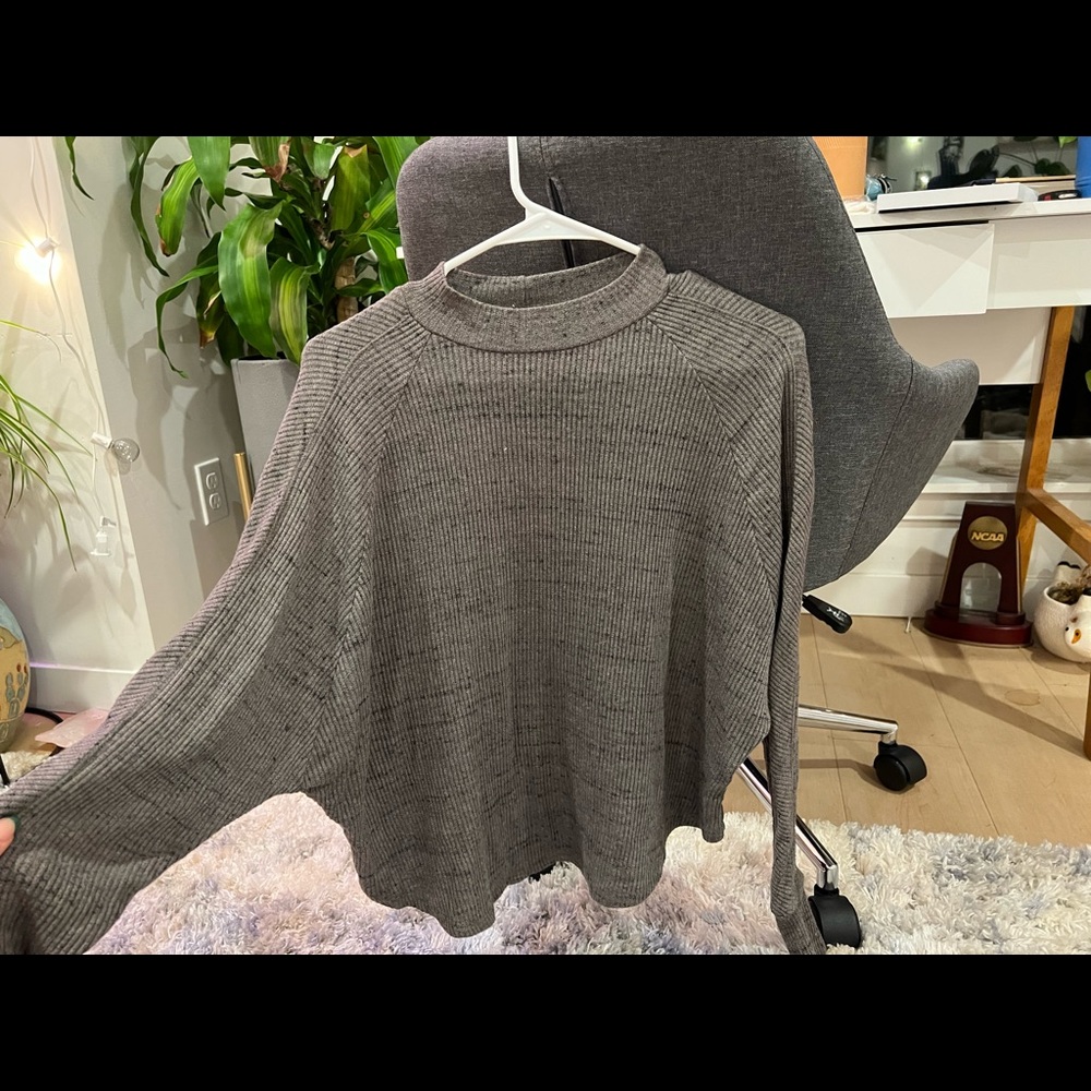 Grey Treasure & Bond turtleneck sweater
